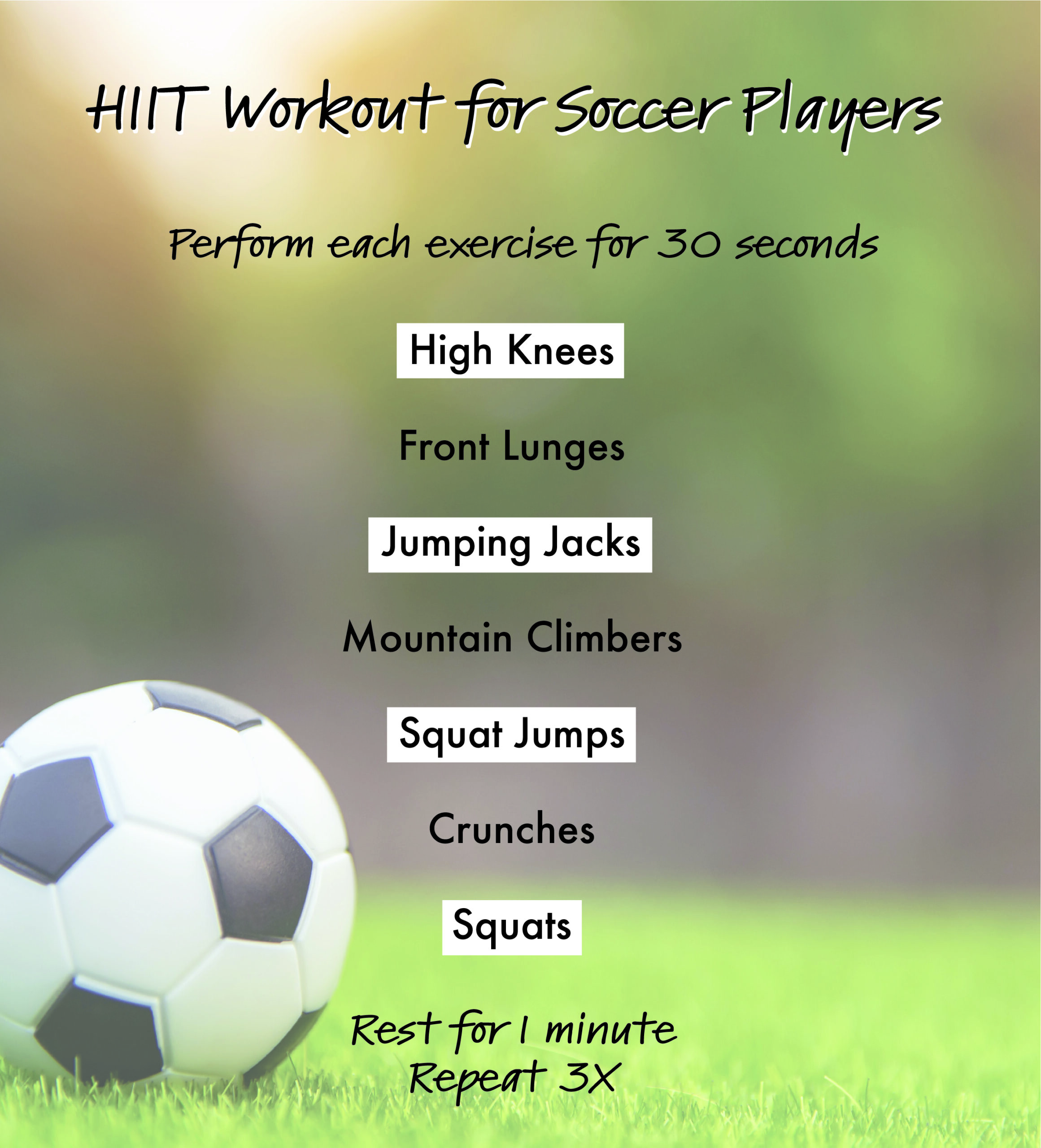 soccer hiit workout