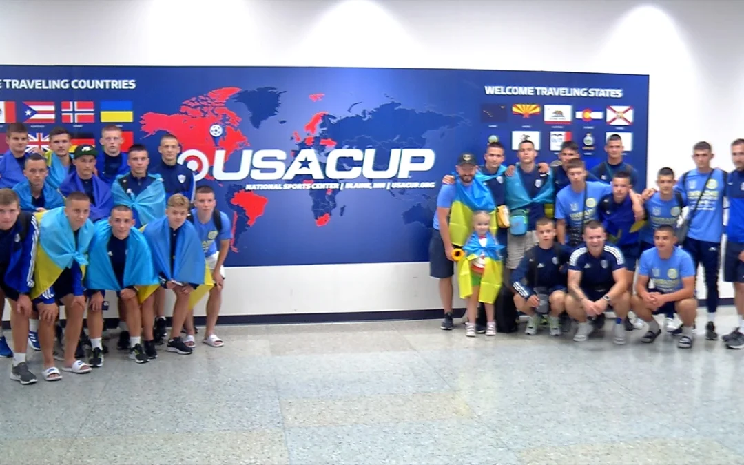 16U Ukrainian boys soccer team arrived at MSP for USA Cup in Blaine – KSTP